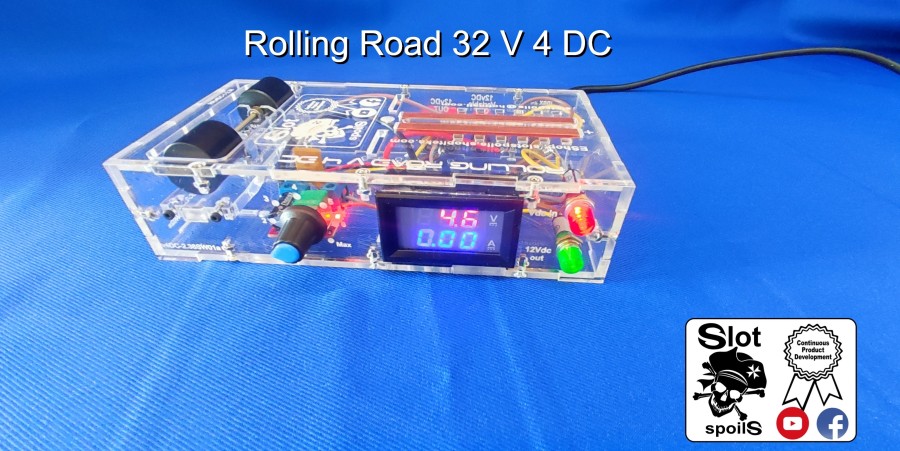 Rolling Road 32 V4F DC for 1/32 Slot Cars