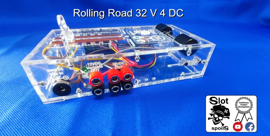 Rolling Road 32 V4F DC for 1/32 Slot Cars