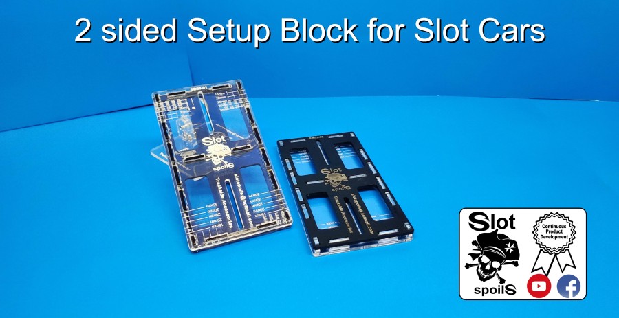 Setup Block for 1/32 scale Slot Cars