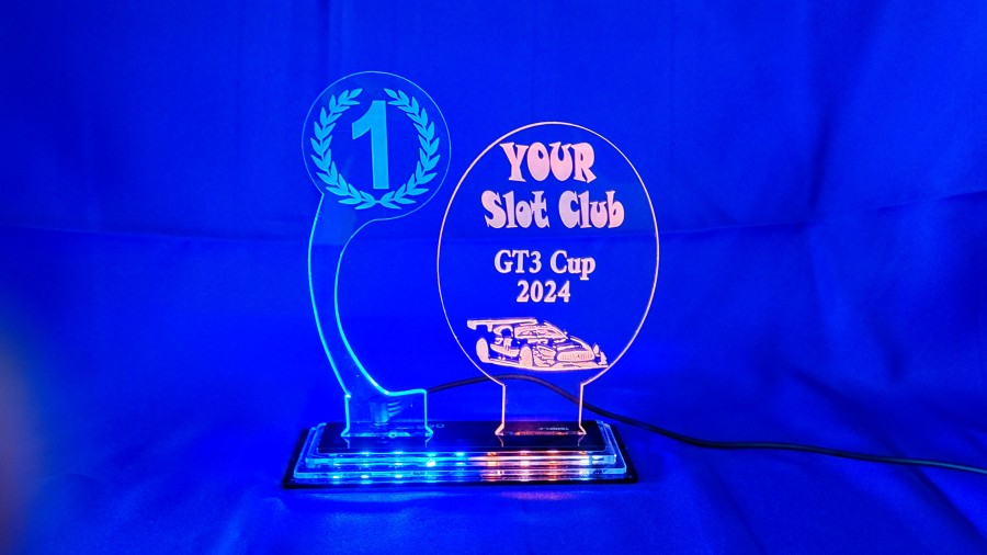 Trophies for Slot Cars Winners