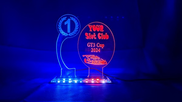 Trophies for Slot Cars Winners