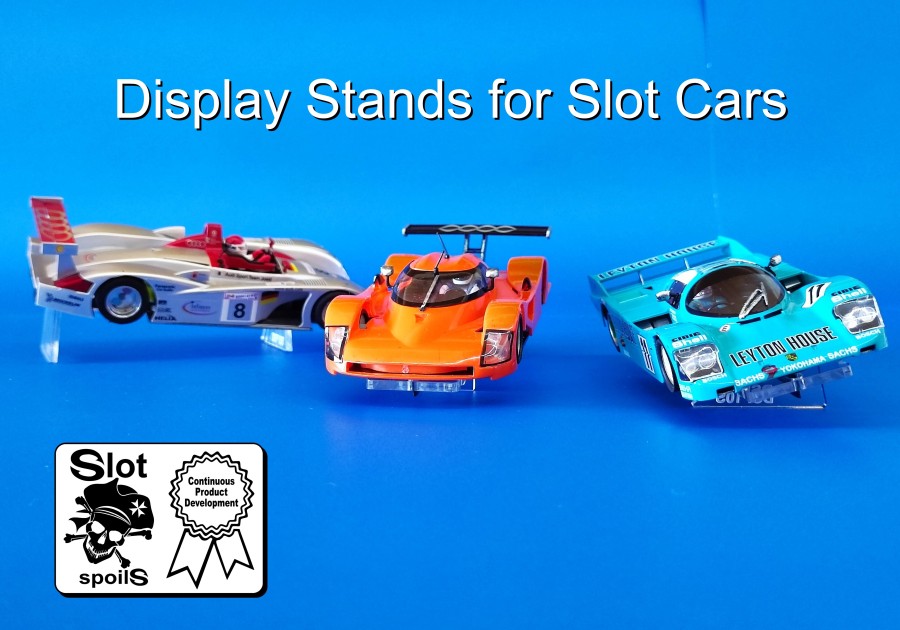 Display Stands for 10 Slot Cars