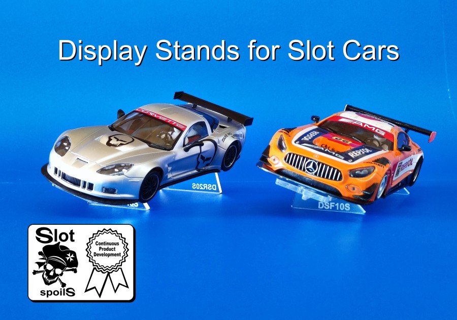 Display Stands for 10 Slot Cars