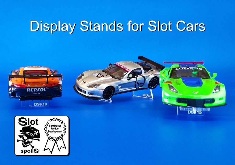 Display Stands for 10 Slot Cars