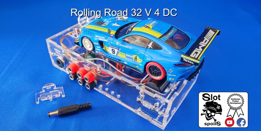 Rolling Road Plus 32 V4 DC for 1/32 Slot Cars