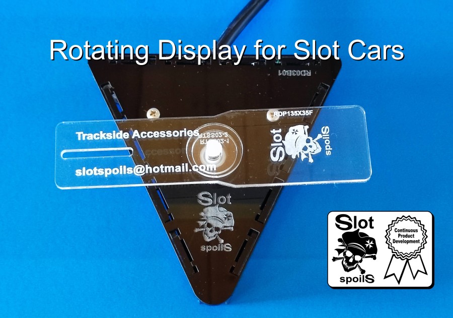 Rotating Display for Slot Cars