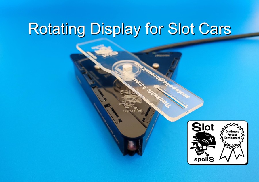 Rotating Display for Slot Cars