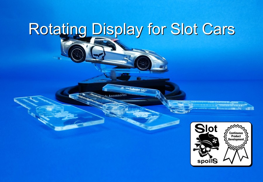 Rotating Display for Slot Cars