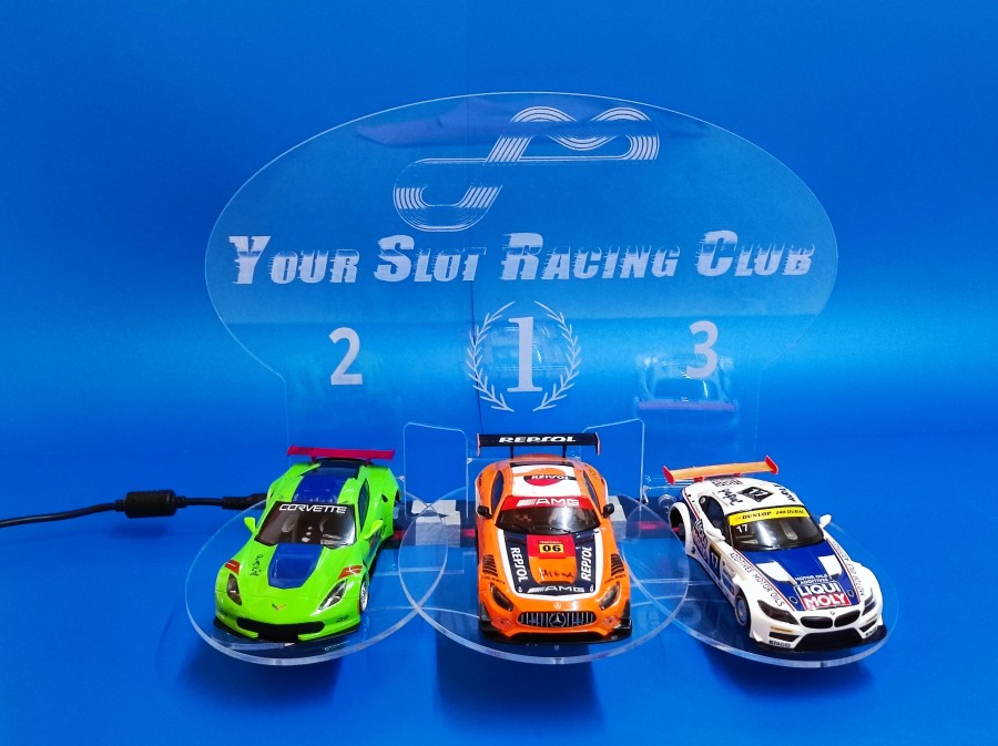 Podium for Slot Cars Winners