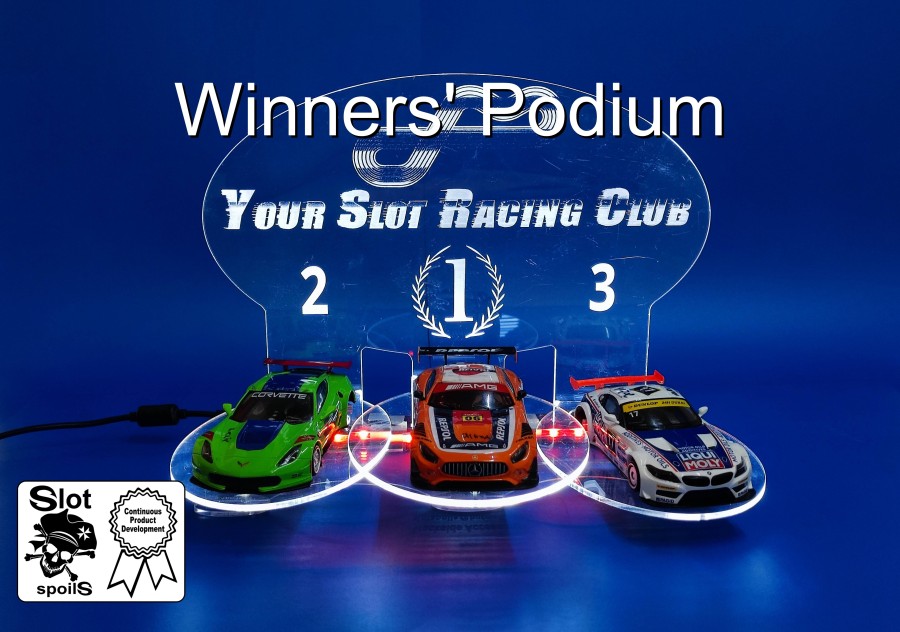 Podium for Slot Cars Winners