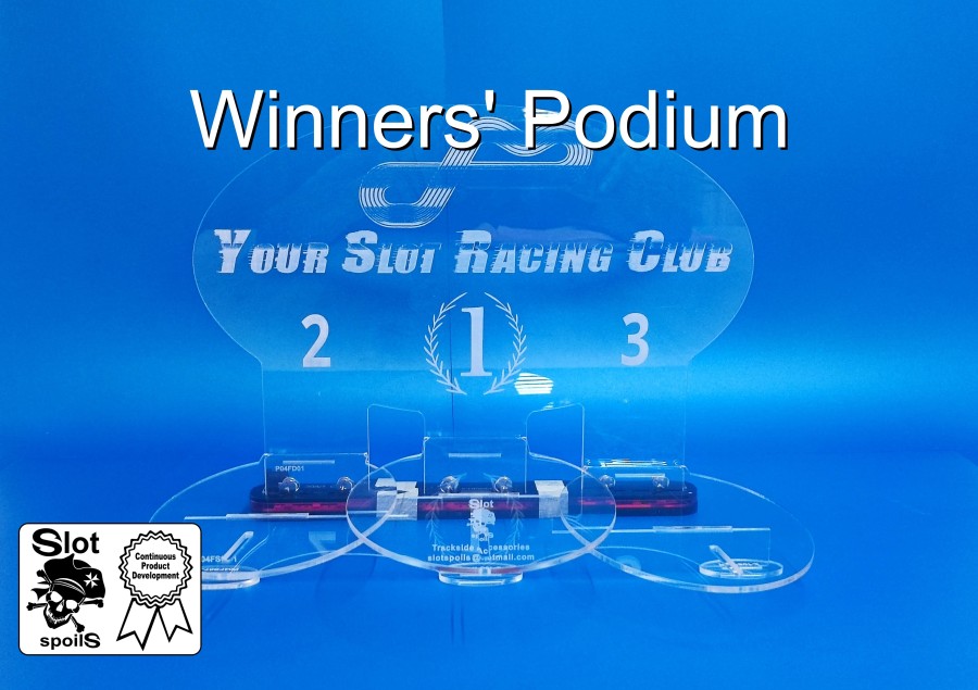 Podium for Slot Cars Winners