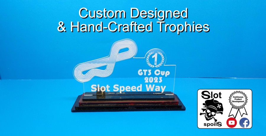 Trophies for Slot Cars Winners