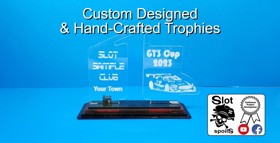 Trophies for Slot Cars Winners