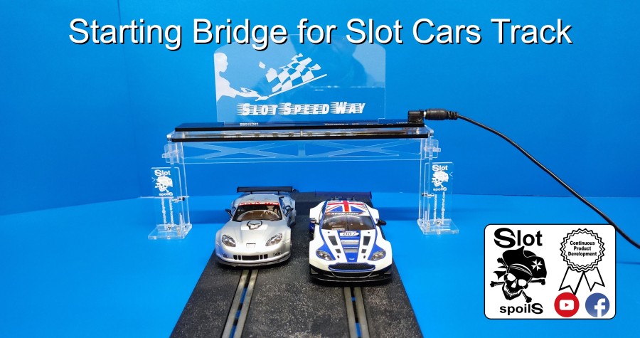 Starting Bridge (gantry) for Slot Car track