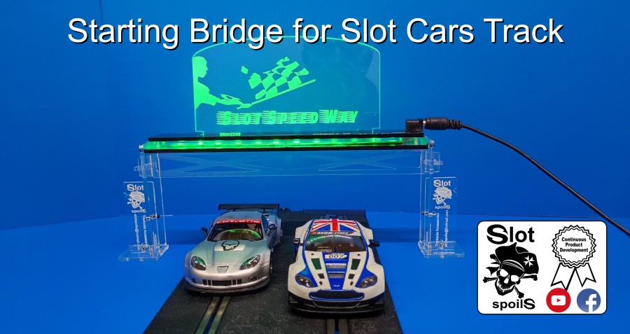 Starting Bridge (gantry) for Slot Car track